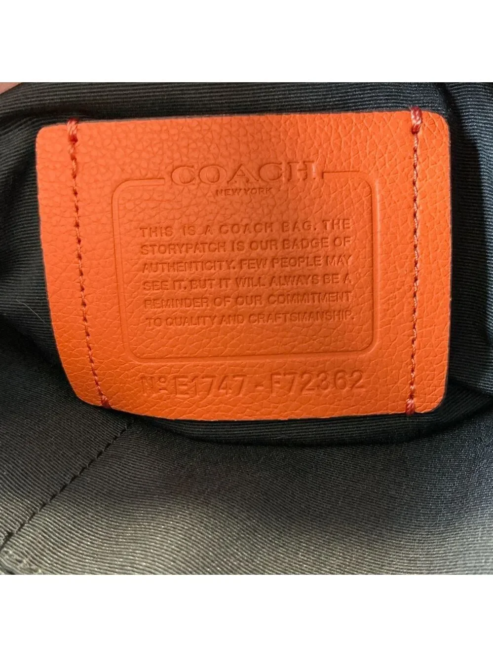 Coach Unisex Charles Messenger‎ Vibrant Orange Brown Leather Crossbody Bag